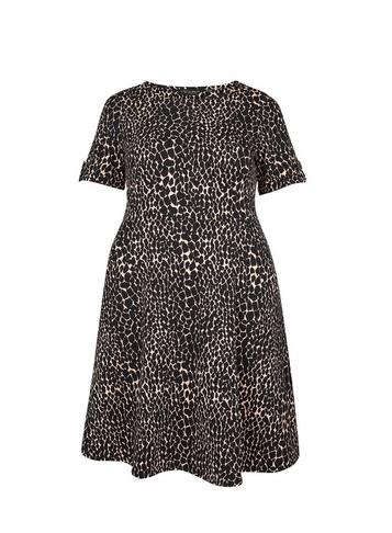 Dorothy Perkins *dp Curve Giraffe Print T-shirt Dress
