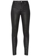 Dorothy Perkins *vero Moda Black Glitter Trousers