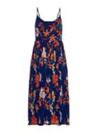 *vero Moda Blue Pleated Camisole Dress
