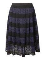 Dorothy Perkins Petite Navy Lace Prom Skirt