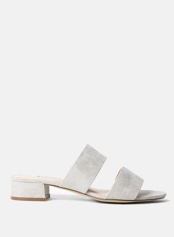 Dorothy Perkins Grey 'storm' Mules