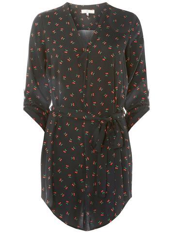 Dorothy Perkins *billie & Blossom Black Cherry Tunic Top