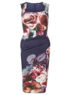 Dorothy Perkins *scarlett B Navy Floral Lydia Dress