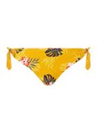 Dorothy Perkins *dp Beach Ochre Floral Print Bow Tie Bikini Bottoms