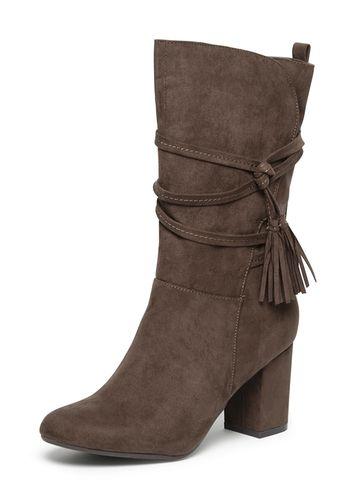 Dorothy Perkins Grey 'kendra' Calf Boots