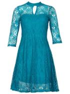 Dorothy Perkins *izabel London Turquoise Lace Dress