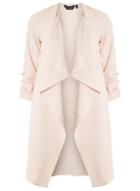Dorothy Perkins Blush Button Cuff Duster Coat
