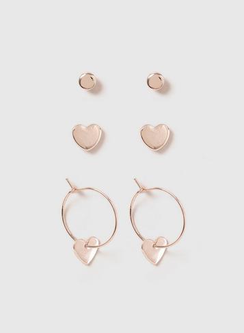 Dorothy Perkins Heart Multipack Earrings
