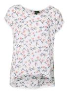 Dorothy Perkins *izabel London White Pom Pom Hem T-shirt