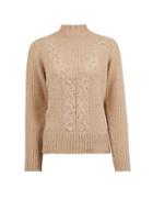 Dorothy Perkins Brown Chenille Cable Knitted Jumper