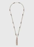 Dorothy Perkins Multi Coloured Pearl And Tassel Necklace