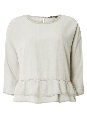 Dorothy Perkins *only Grey Frill Sleeve Denim Top