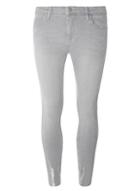 Dorothy Perkins Petite Grey Abrasion 'darcy' Jeans