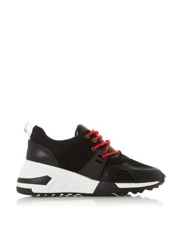 *head Over Heels By Dune Black 'elan' Trainers