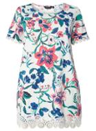 Dorothy Perkins Dp Curve Floral Circle Lace T-shirt