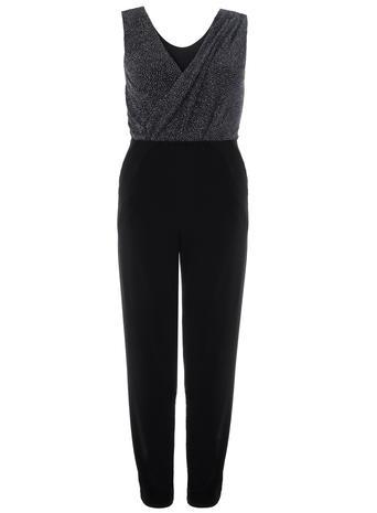 Dorothy Perkins *quiz Wrap Front Jumpsuit