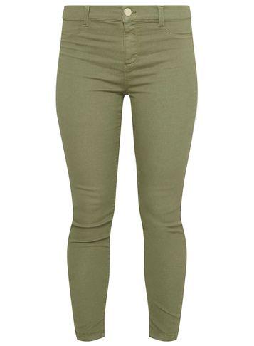 Dorothy Perkins Petite Khaki Frankie Ankle Grazer Jeggings