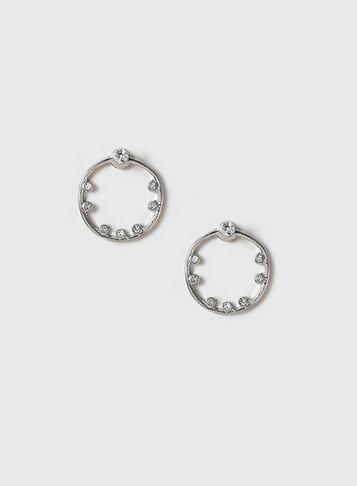 Dorothy Perkins Hoop Rhinestone Earring