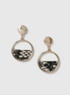 Dorothy Perkins Multi Colour Half And Half Earrings