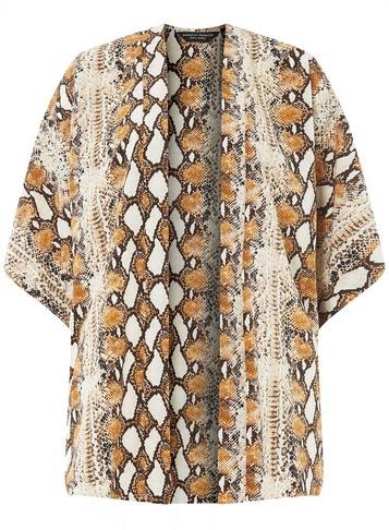 Dorothy Perkins Multi Colour Snake Print Cover Up
