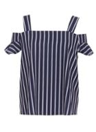Dorothy Perkins *quiz Navy And White Striped Top