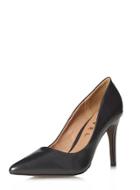 Dorothy Perkins *ravel High Shine Navy Heeled Shoes