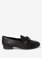 Dorothy Perkins Wide Fit Black Loyal Loafers