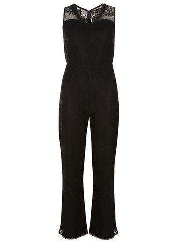 Dorothy Perkins *mela Black Lace Jumpsuit