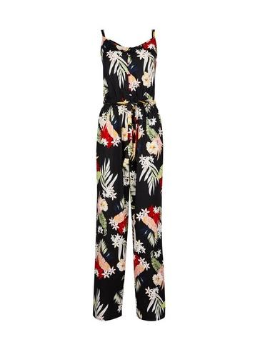 Dorothy Perkins Navy Strappy Button Down Jumpsuit