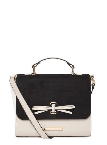 Dorothy Perkins Grey Mix Bow Crossbody Bag