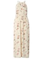 Dorothy Perkins *vera Moda Cream Floral Print Maxi Dress