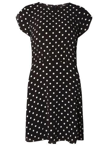 Dorothy Perkins *only Black Frill Polka Dot Dress