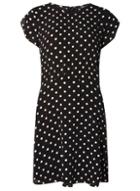 Dorothy Perkins *only Black Frill Polka Dot Dress
