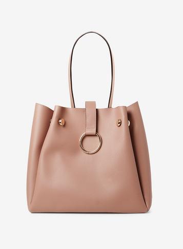 Dorothy Perkins Rose Metal Hoop Tote Bag