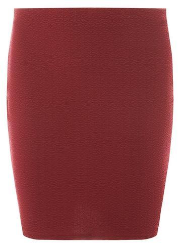 Dorothy Perkins Wine Textured Mini Skirt