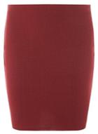 Dorothy Perkins Wine Textured Mini Skirt