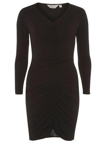 Dorothy Perkins Petite Black Slinky Bodycon Dress