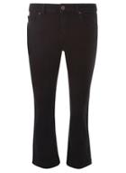 Dorothy Perkins Petite Black Cropped Kickflare Trousers