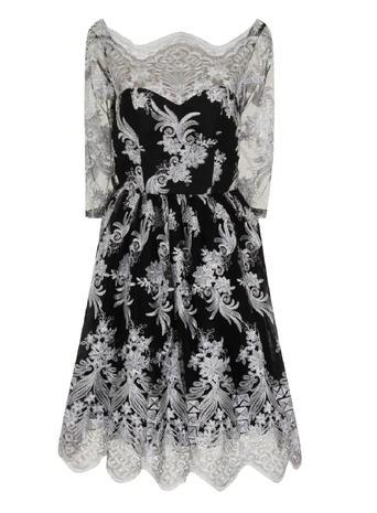 Dorothy Perkins Metallic Midi Dress