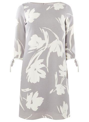 Dorothy Perkins *lily & Franc Grey Floral Shift Dress