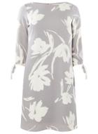 Dorothy Perkins *lily & Franc Grey Floral Shift Dress