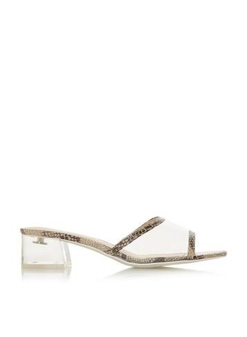 *head Over Heels By Dune Multi Colour Mui Ladies Mid Heel Sandals