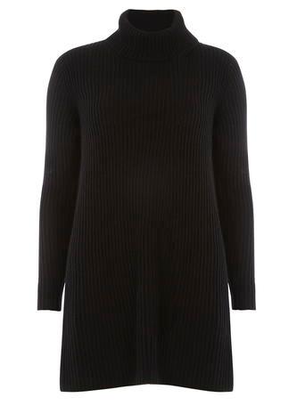 Dorothy Perkins *alice & You Black Turtleneck Swing Dress