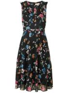 Dorothy Perkins *billie & Blossom Petite Black Floral Print Midi Skater Dress