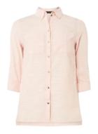 Dorothy Perkins Pink Gold Button Shirt
