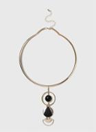 Dorothy Perkins Gold Geometic Shape Necklace