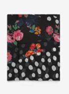 Dorothy Perkins Monochrome Floral Spotted Scarf