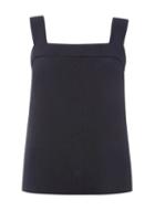 Dorothy Perkins Navy Foldover Button Camisole Top