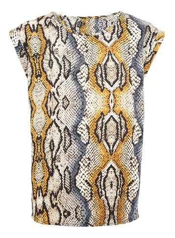 Dorothy Perkins *snake Print Boxy Top