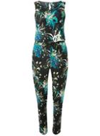 Dorothy Perkins *vero Moda Black Palm Print Jumpsuit